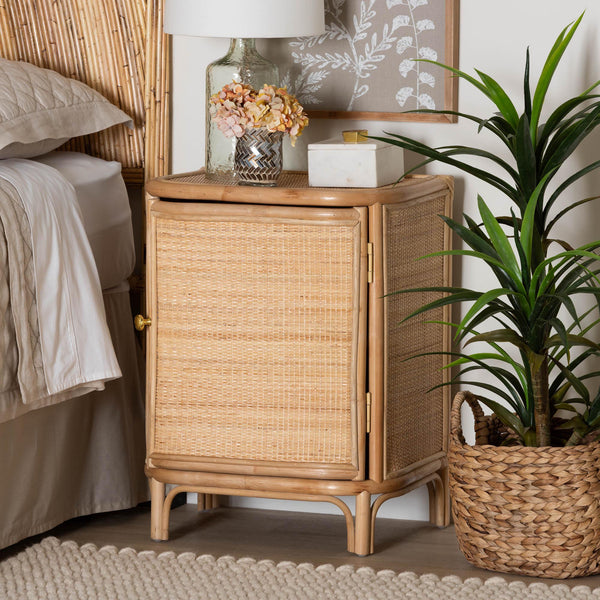 KIARA BOHEMIAN NATURAL RATTAN NIGHTSTAND BALI & PARI