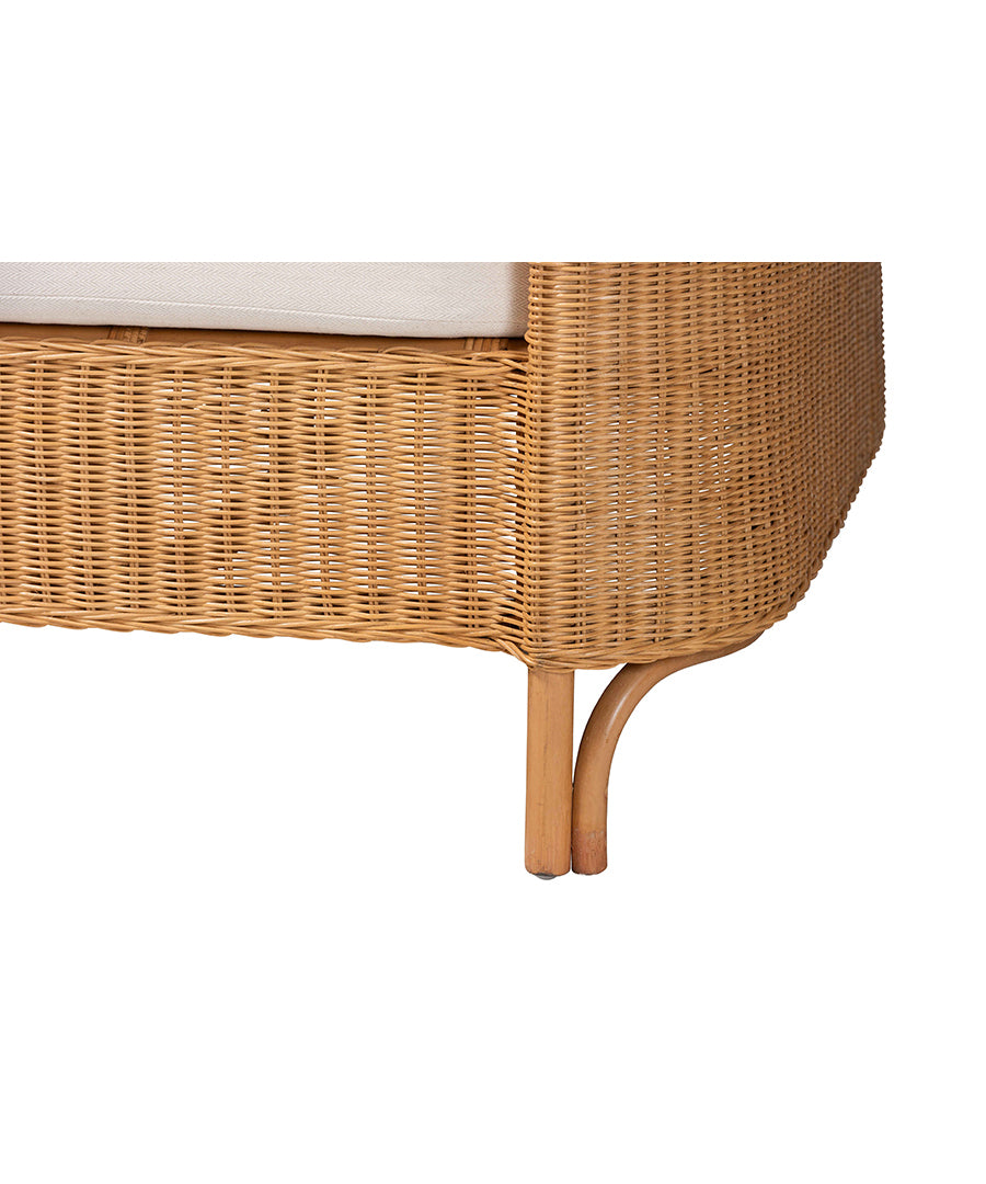 Bali & pari Diva Bohemian Light Honey Rattan Daybed