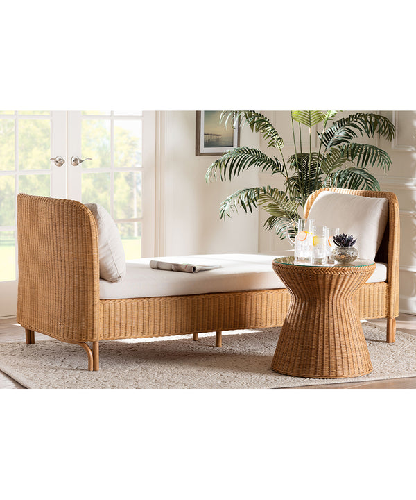 Diva Bohemian Light Honey Rattan Daybed