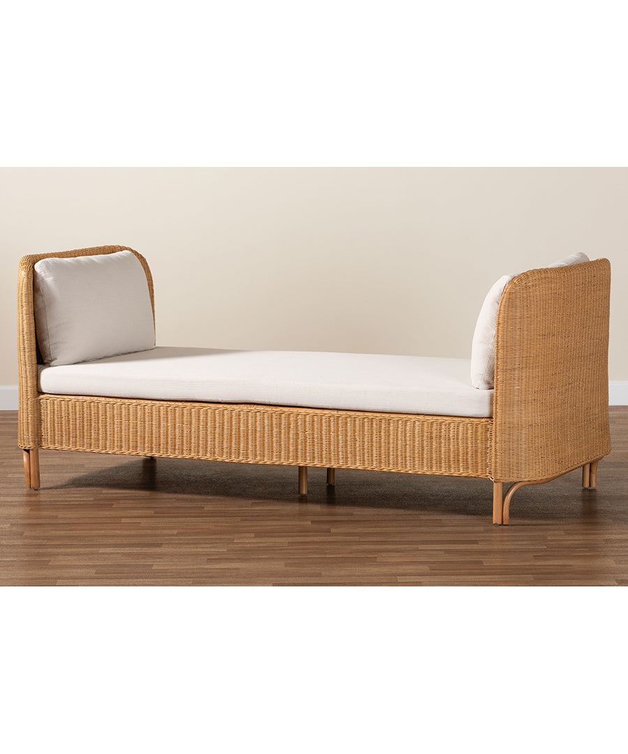 Bali & pari Diva Bohemian Light Honey Rattan Daybed