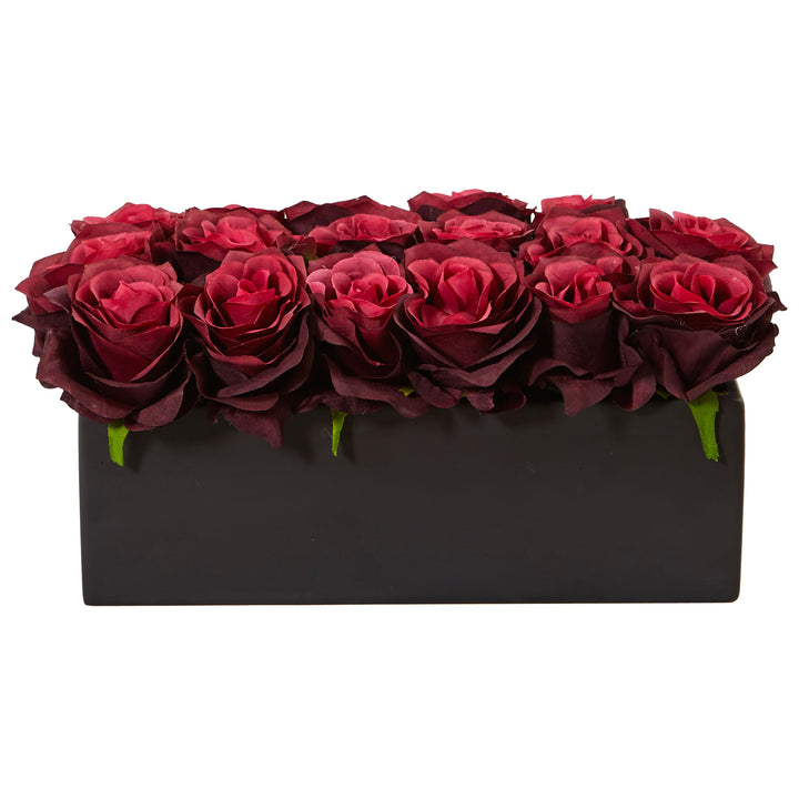 Roses In Rectangular Planter - Lacasademartha