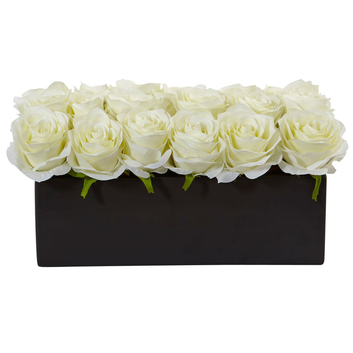 Roses In Rectangular Planter - Lacasademartha