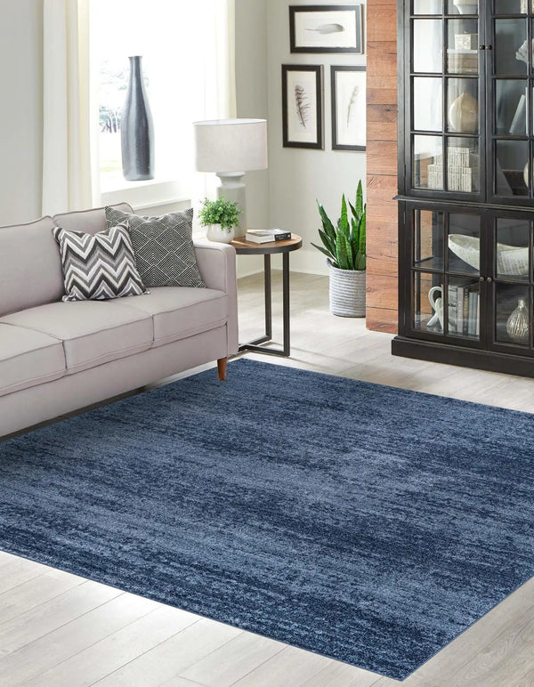 Navy Blue 8' x 8' Del Mar Square Rug