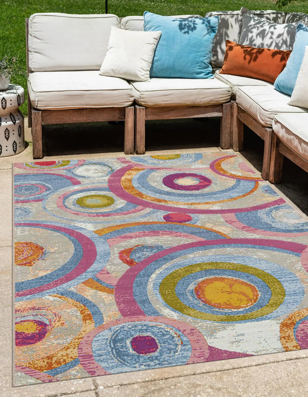 Multicolor Circle Rug - Lacasademartha