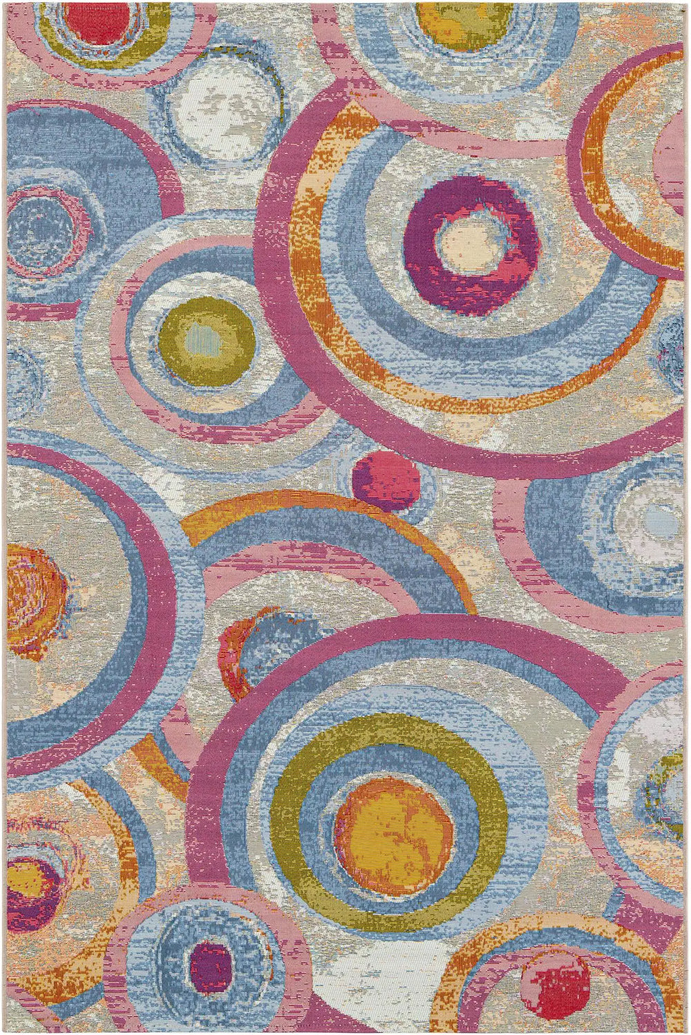 Multicolor Circle Rug - Lacasademartha