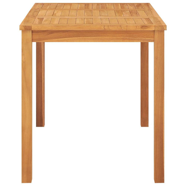 Patio Dining Table 47.2"x27.6"x30.3" Solid Teak Wood