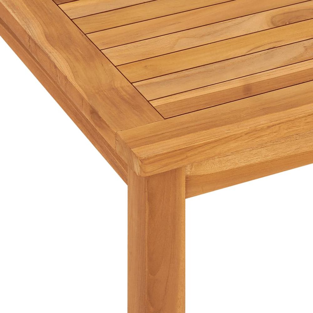 vidaXL Patio Dining Table 47.2"x27.6"x30.3" Solid Teak Wood