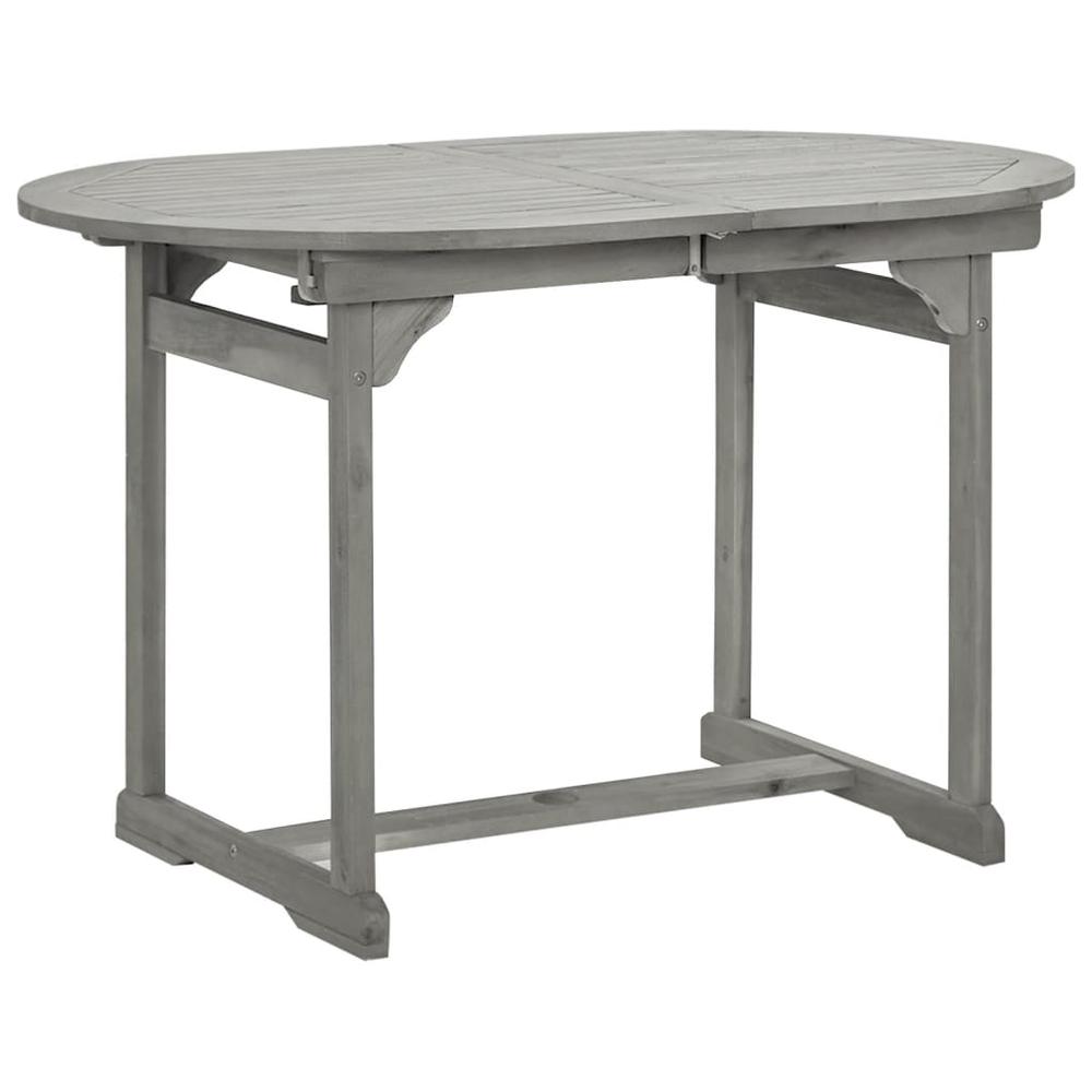 vidaXL Patio Dining Table (47.2"-66.9")x31.5"x29.5" Solid Acacia Wood, 316574