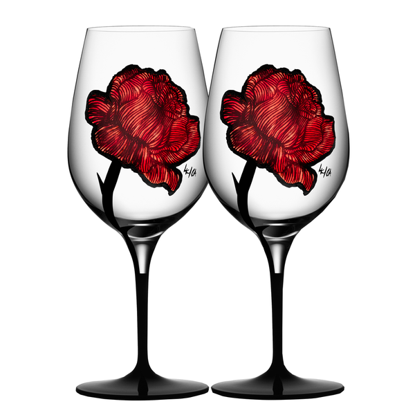 Tattoo Wine Glass - Set of 2 - Lacasademartha