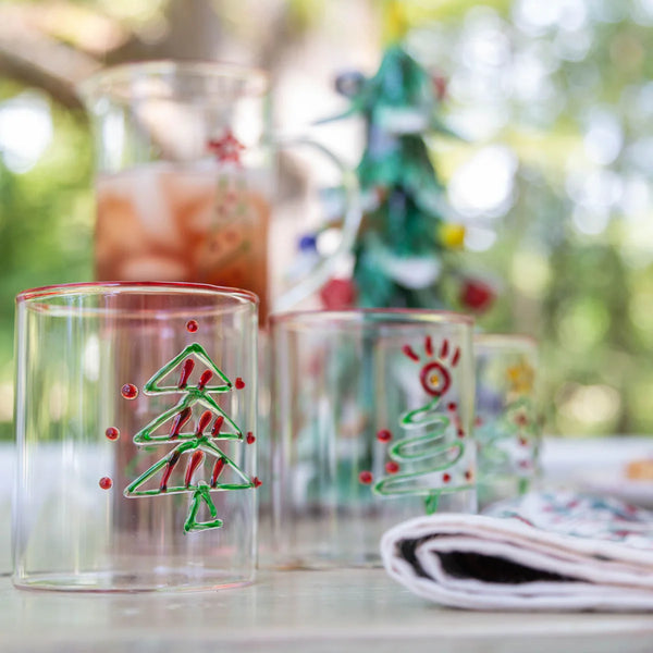 Christmas Tree Tumbler & Pitcher