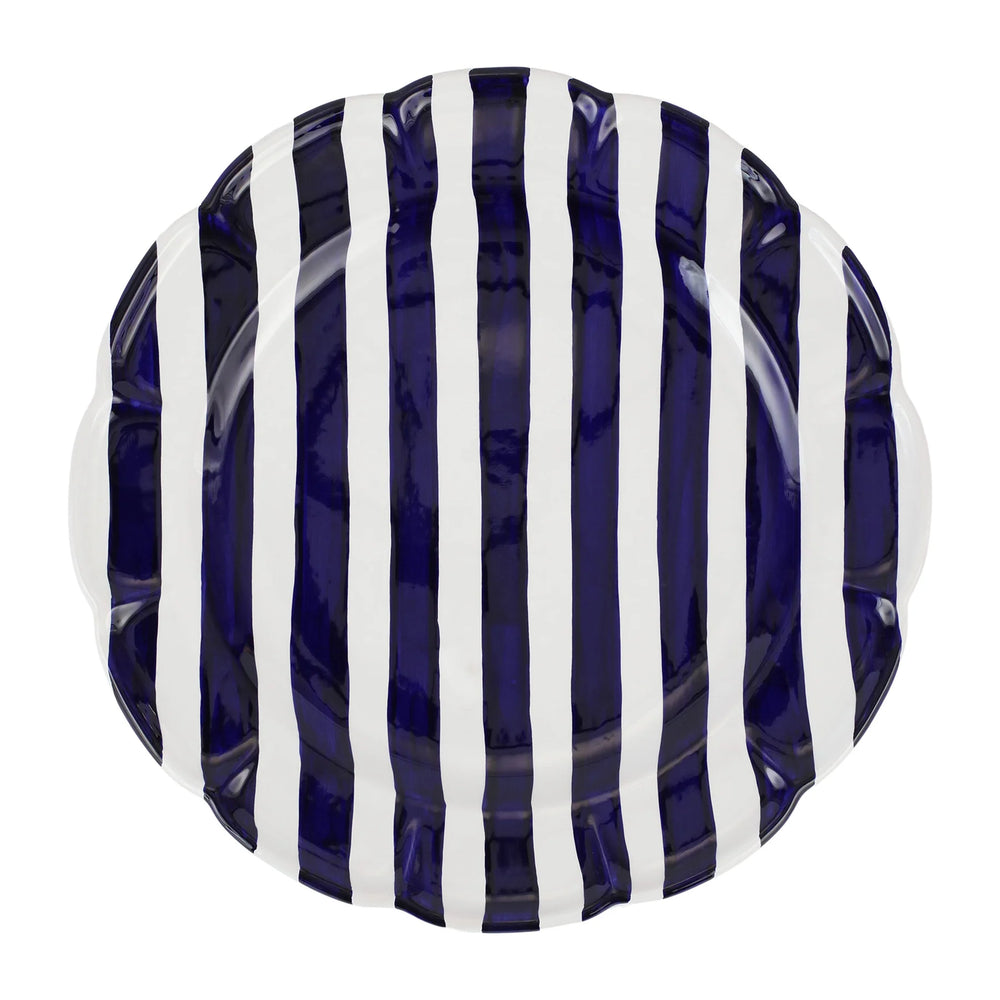 Stripe Salad Plate - Lacasademartha