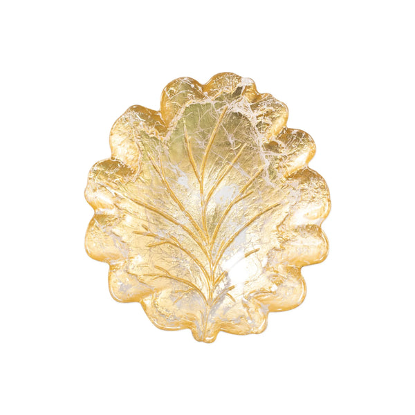 Moon Glass Leaf Salad Plate - Lacasademartha