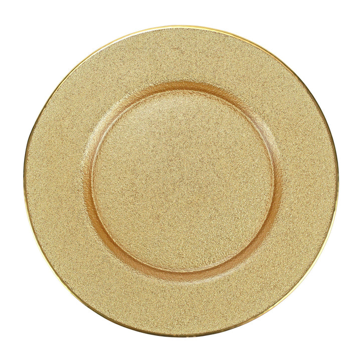 Metallic Glass Service Plate / Charger - Lacasademartha