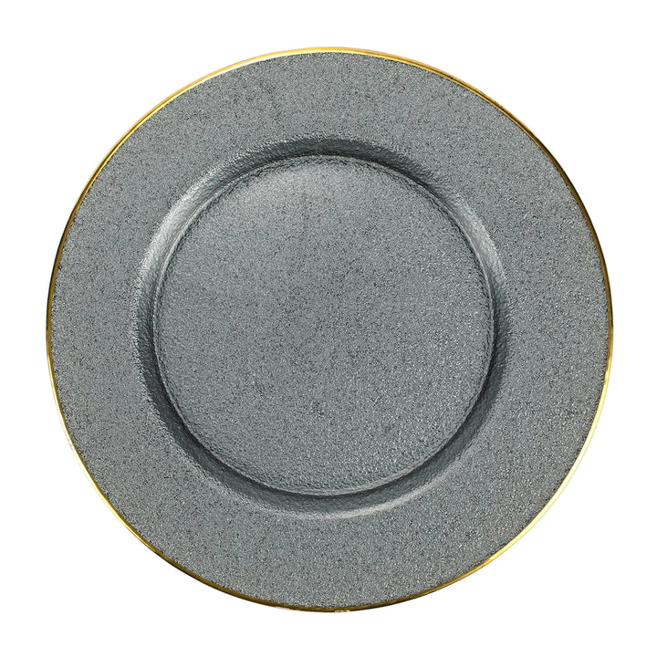 Metallic Glass Service Plate / Charger - Lacasademartha