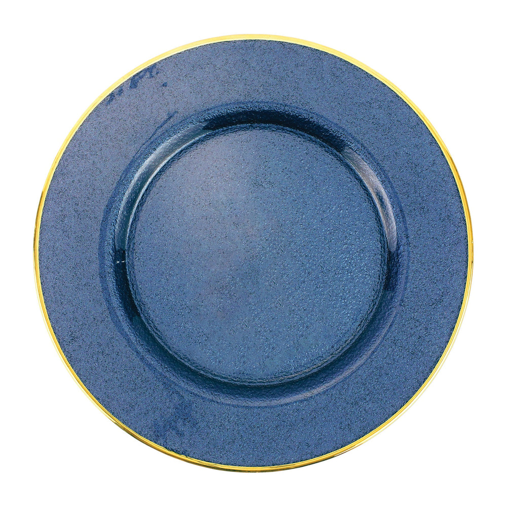 Metallic Glass Service Plate / Charger - Lacasademartha 