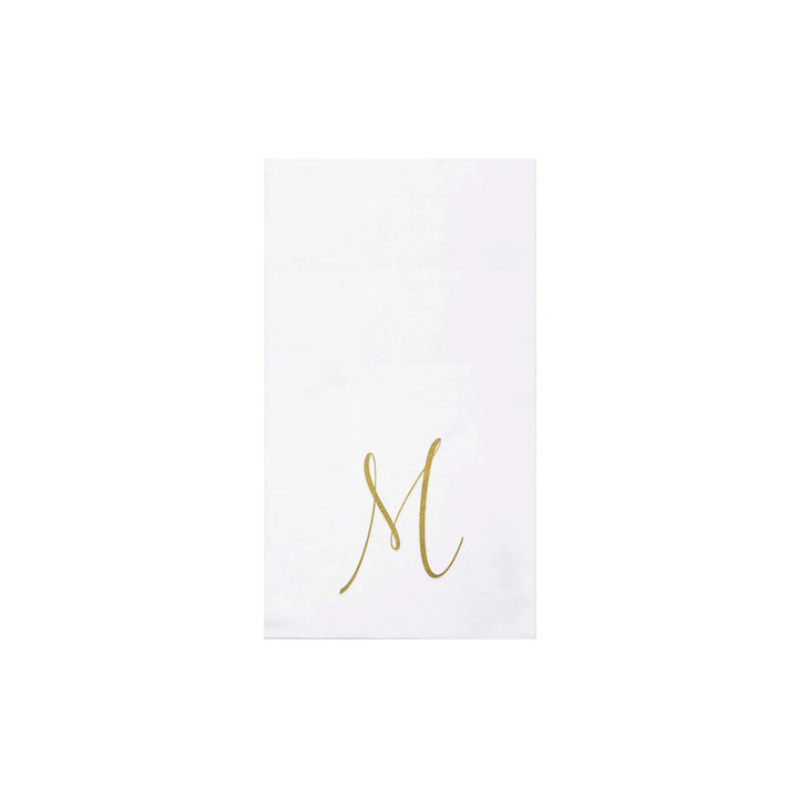 Papersoft Napkins Monogram Guest Towels (Pack of 20) - Lacasademartha