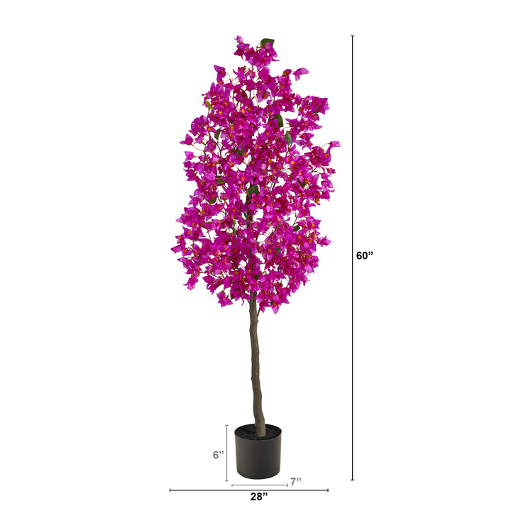 5’ Bougainvillea Artificial Tree - Lacasademartha