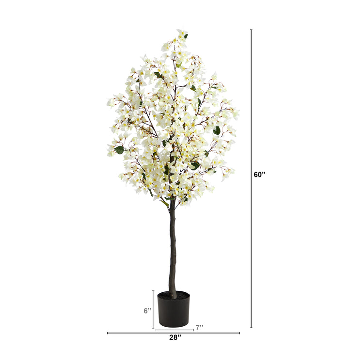 5’ Bougainvillea Artificial Tree - Lacasademartha