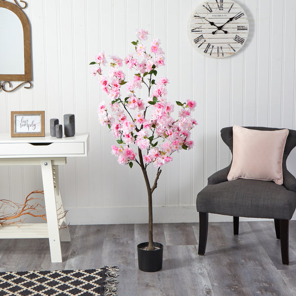 5’ Cherry Blossom Artificial Tree - Lacasademartha