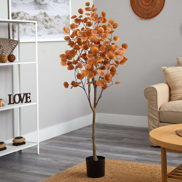 5’ Autumn Eucalyptus Artificial Tree - Lacasademartha