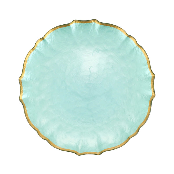 Baroque Glass Dinner Plate - Lacasademartha