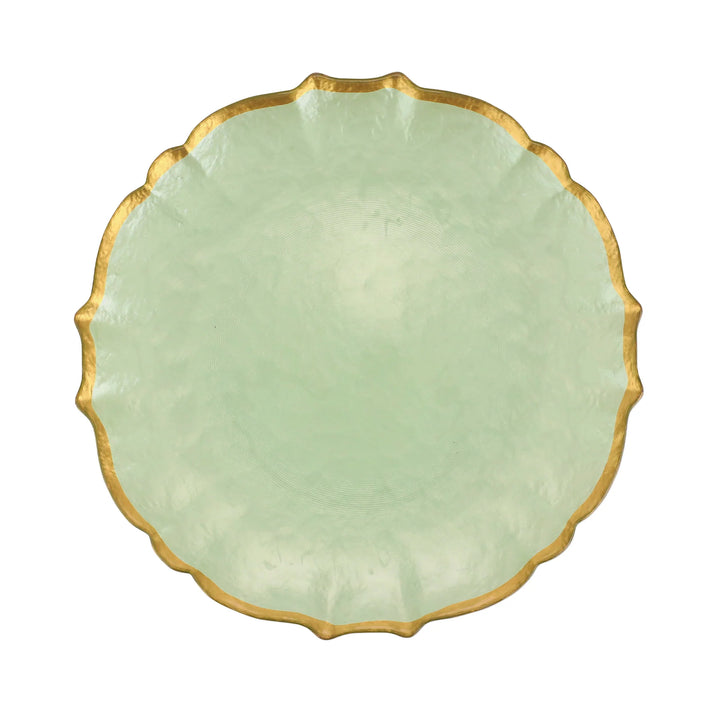 Baroque Glass Dinner Plate - Lacasademartha