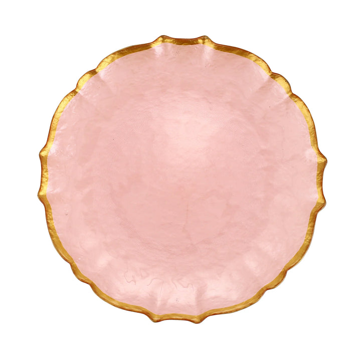 Baroque Glass Dinner Plate - Lacasademartha