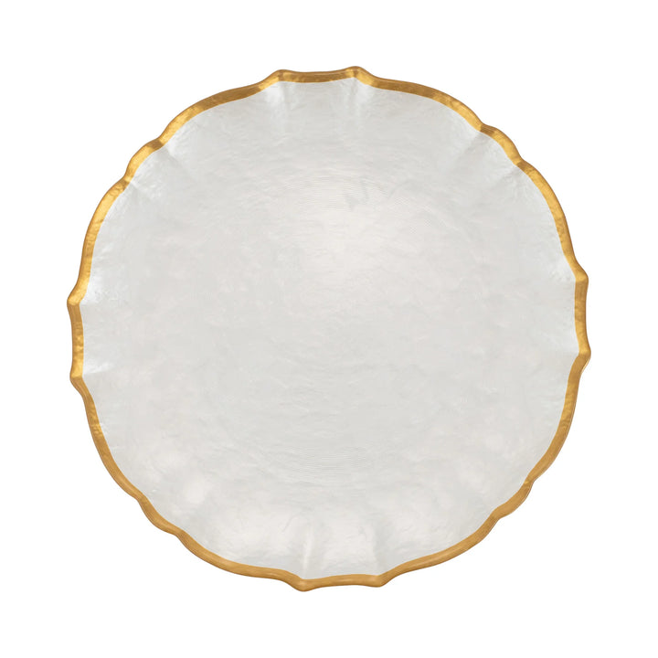 Baroque Glass Dinner Plate - Lacasademartha