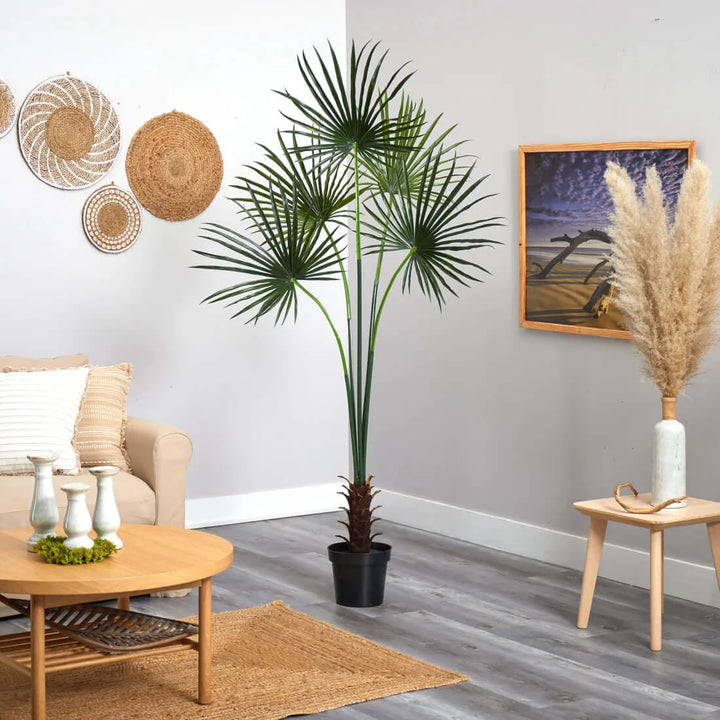 7’ Fan Palm Tree UV Resistant - Lacasademartha