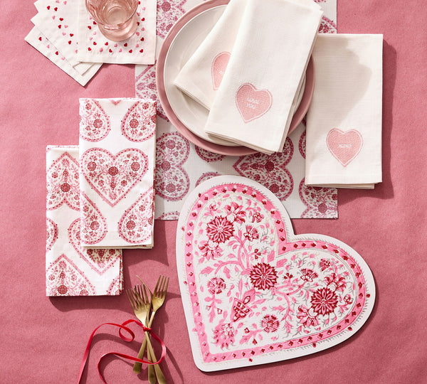 Heart Shaped Cork Placemats - Set of 4