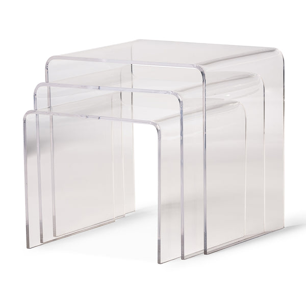 Acrylic nesting table 3-pc - Lacasademartha