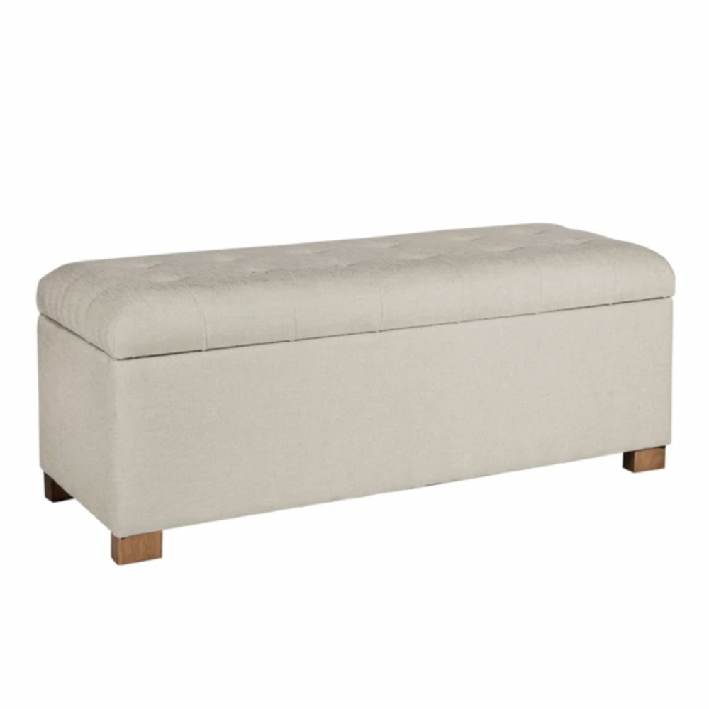 Polyester Upholstery Bench With Button Tufted - Lacasademartha 